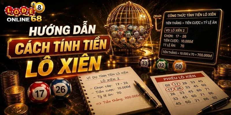 Hướng dẫn cách tính tiền lô xiên đơn giản