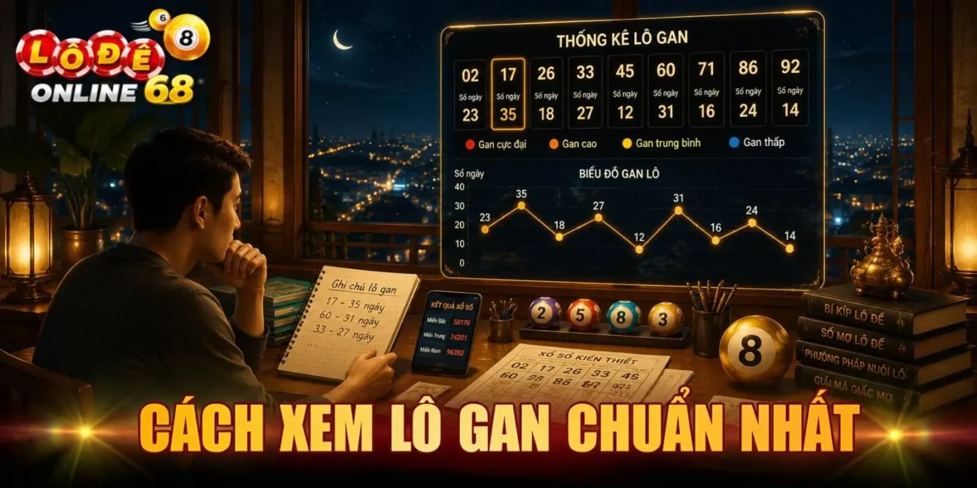 Tìm hiểu cách xem lô gan dựa trên thống kê tần suất, số ngày gan và dữ liệu thực tế để tăng độ chính xác khi phân tích.